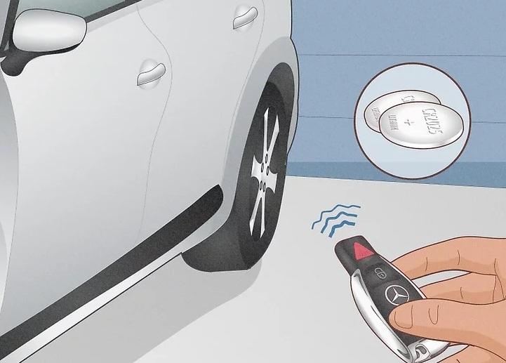 آموزش تعویض باتری ریموت مرسدس 20