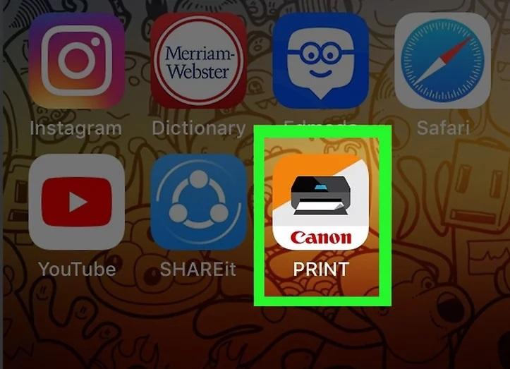 نحوه گرفتن پرینت با گوشی آیفون