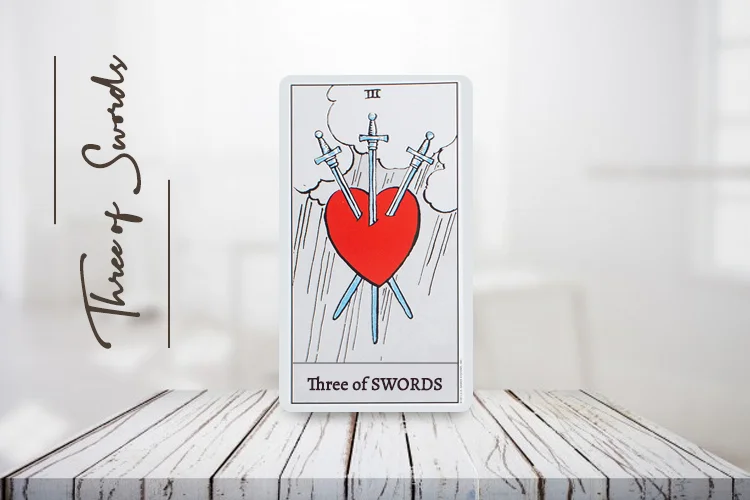 توضیحات کامل کارت تاروت سه شمشیر در فال تاروت صغیر