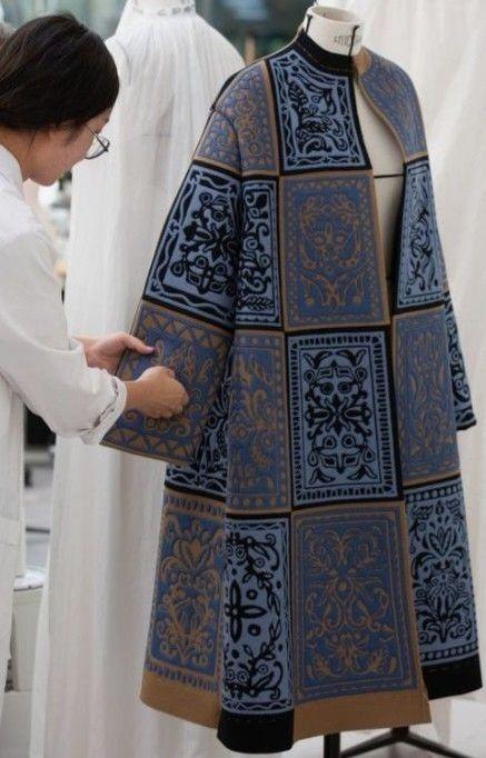 مدل مانتو ژاکارد ترک 4