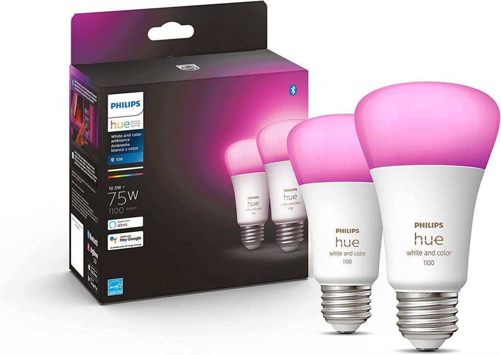 لامپ هوشمند Philips Hue White And Color Ambiance A19