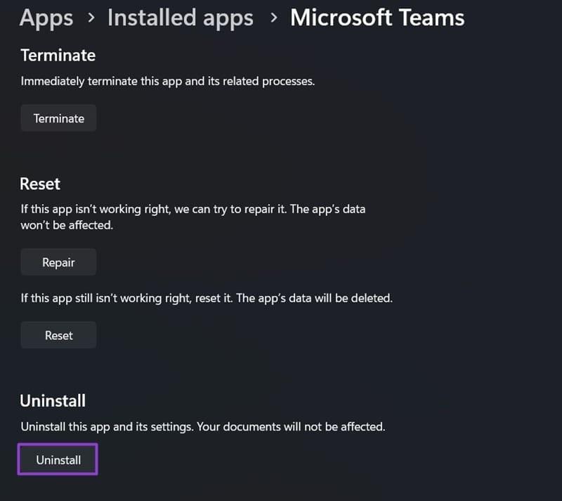 نحوه رفع خطای WebView2 در Teams 7