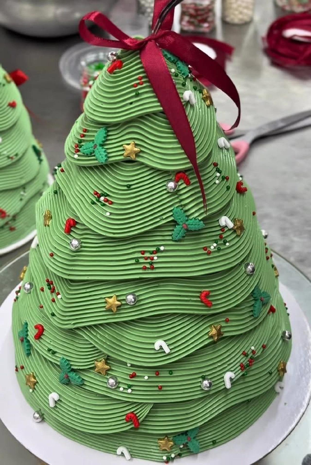 مدل کیک درخت کریسمس 2