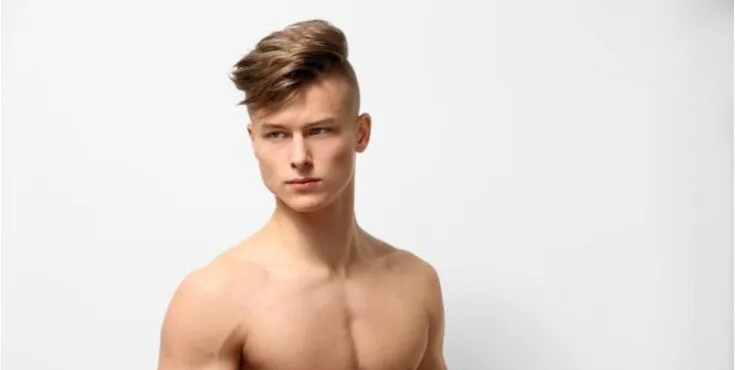مدل مو برای مردانی با پیشانی های بلند8
