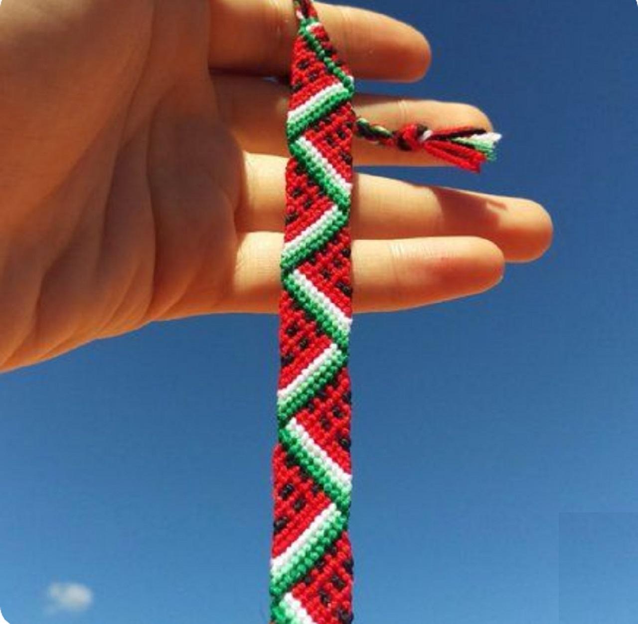 دستبند سنتی طرح هندوانه