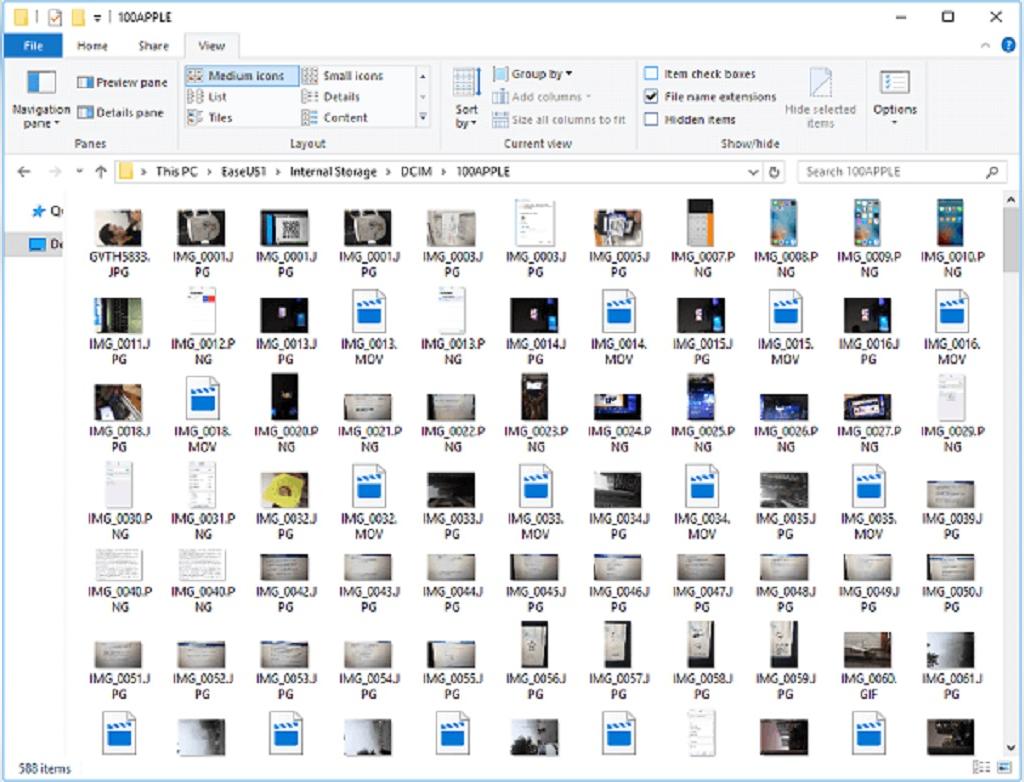 انتقال عکس ها از آیفون به ویندوز از طریق File Explorer