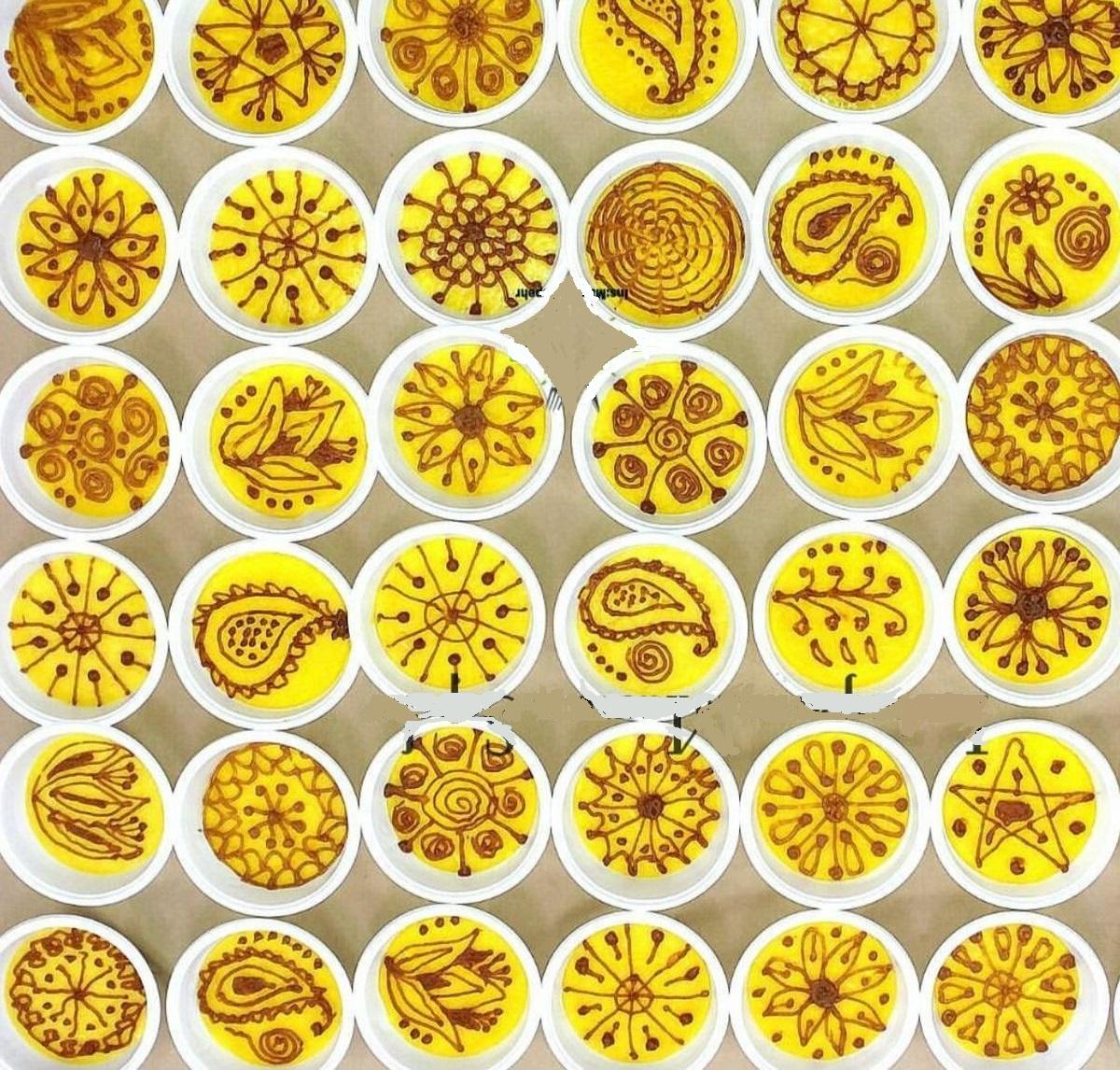 مدل های جدید تزیین شله زرد در ظرف های تک نفره 3