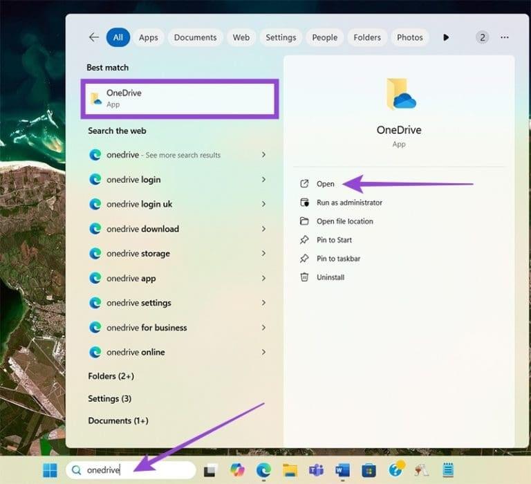 نحوه جلوگیری از همگام‌سازی یک پوشه توسط OneDrive 1
