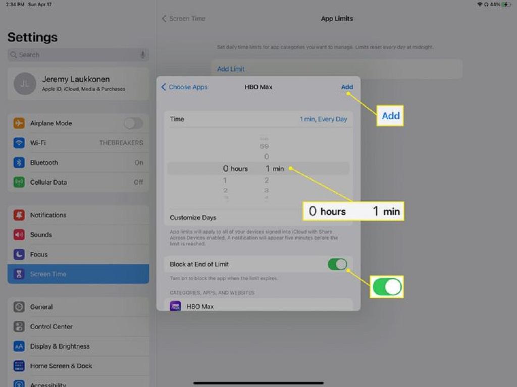 نحوه قرار دادن رمز عبور روی برنامههای آیپد 8