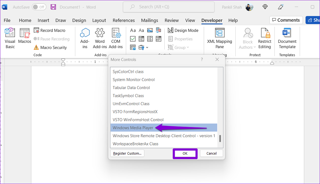 چگونه در ورد فیلم بگذاریم 7