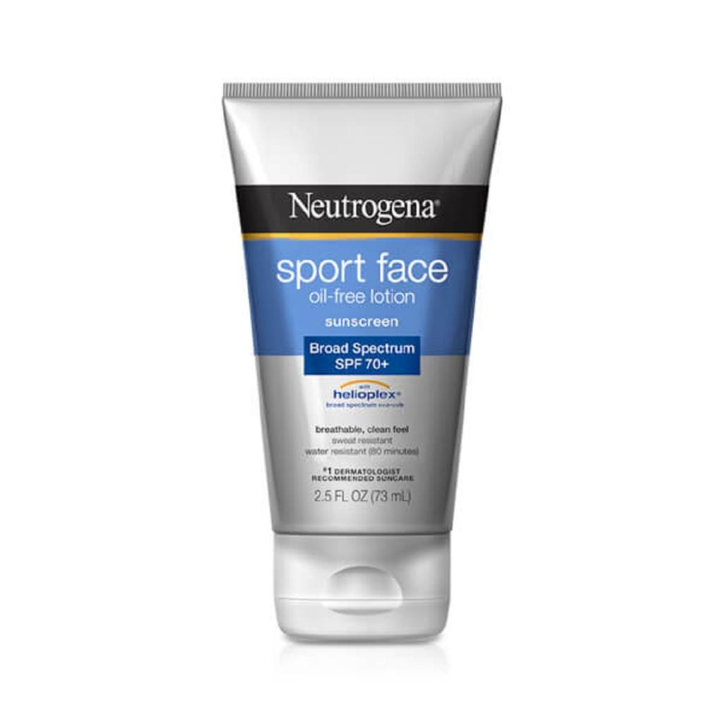 لوسیون ضد آفتاب اسپورت صورت و بدن نوتروژینا Neutrogena Sport Face Oil-Free Lotion Sunscreen SPF 70