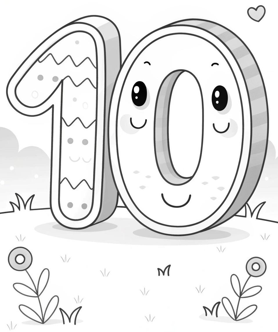 نقاشی با عدد 10 انگلیسی 3