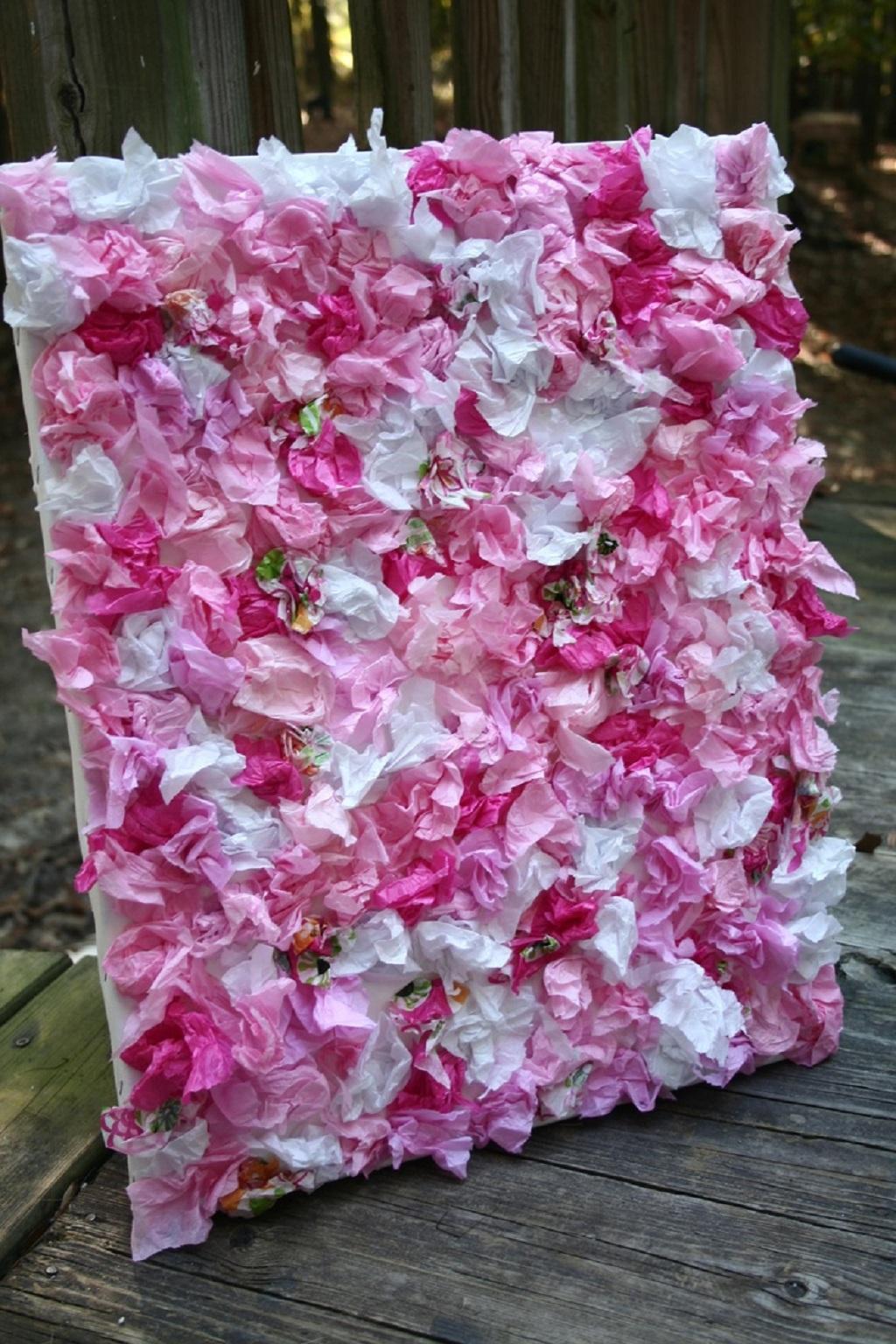 نقاشی با دستمال کاغذی و چسب چوب3