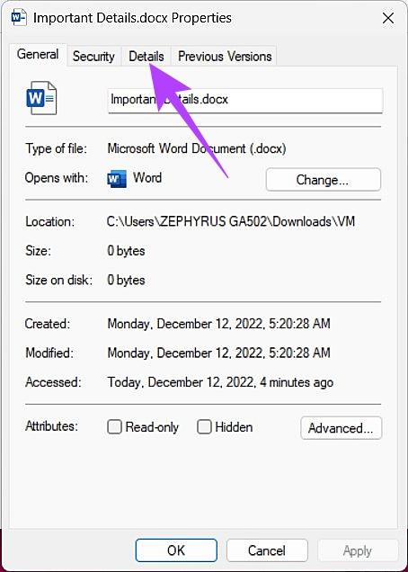 نحوه حذف متادیتای شخصی از فایل ها در ویندوز 4