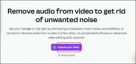نحوه حذف صدای MP4 به صورت آنلاین  5