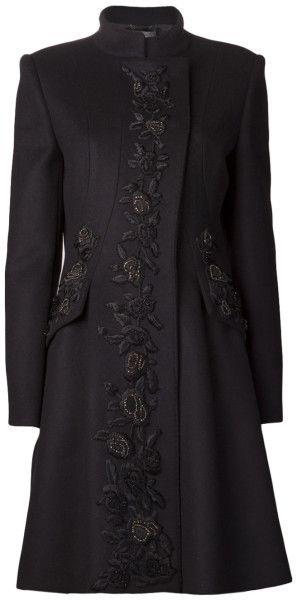 مدل مانتو ژاکارد مشکی مجلسی بلند 3