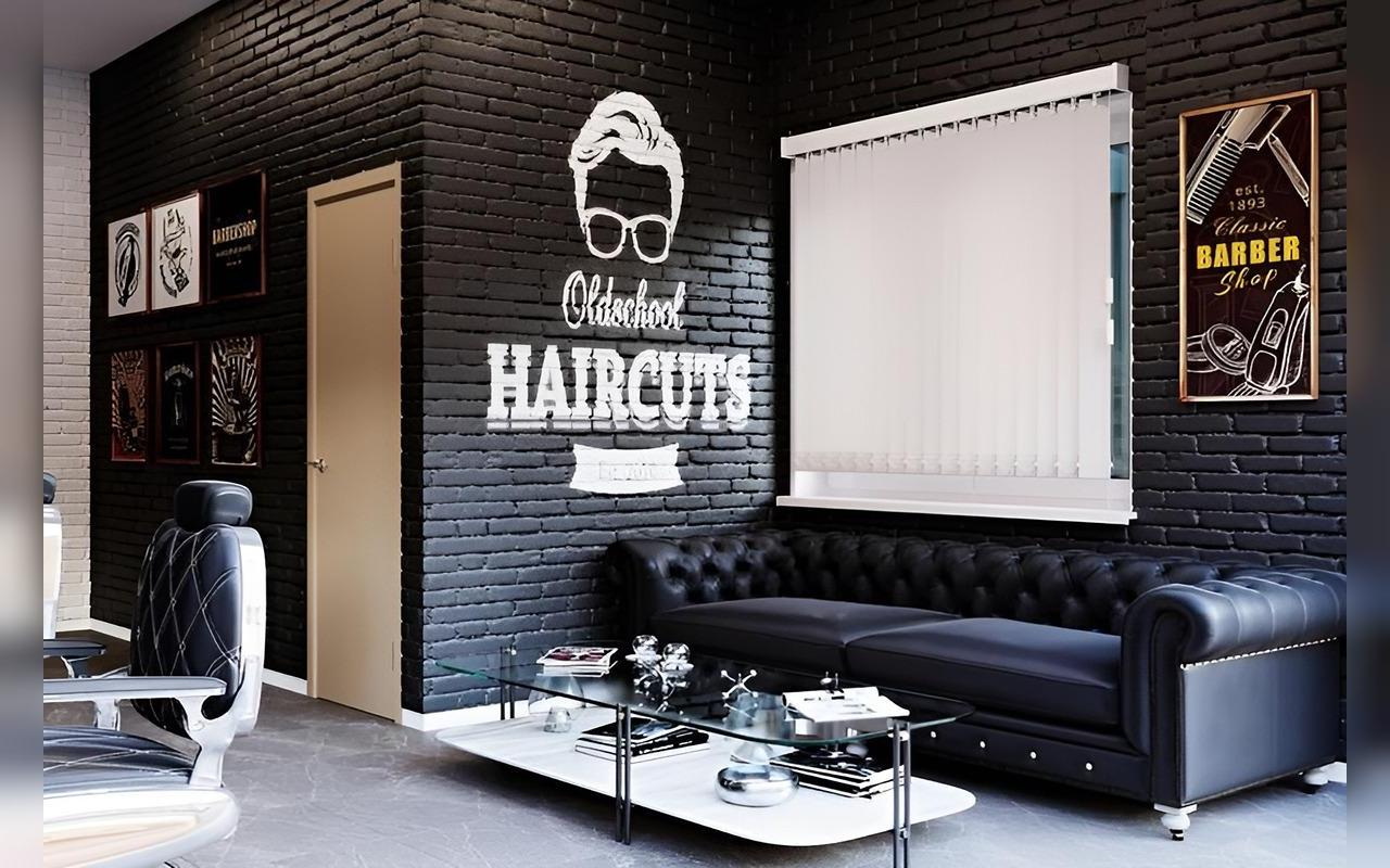 دکوراسیون آرایشگاه مردانه