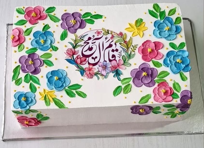 مدل کیک با تزیین نیمه شعبان 1