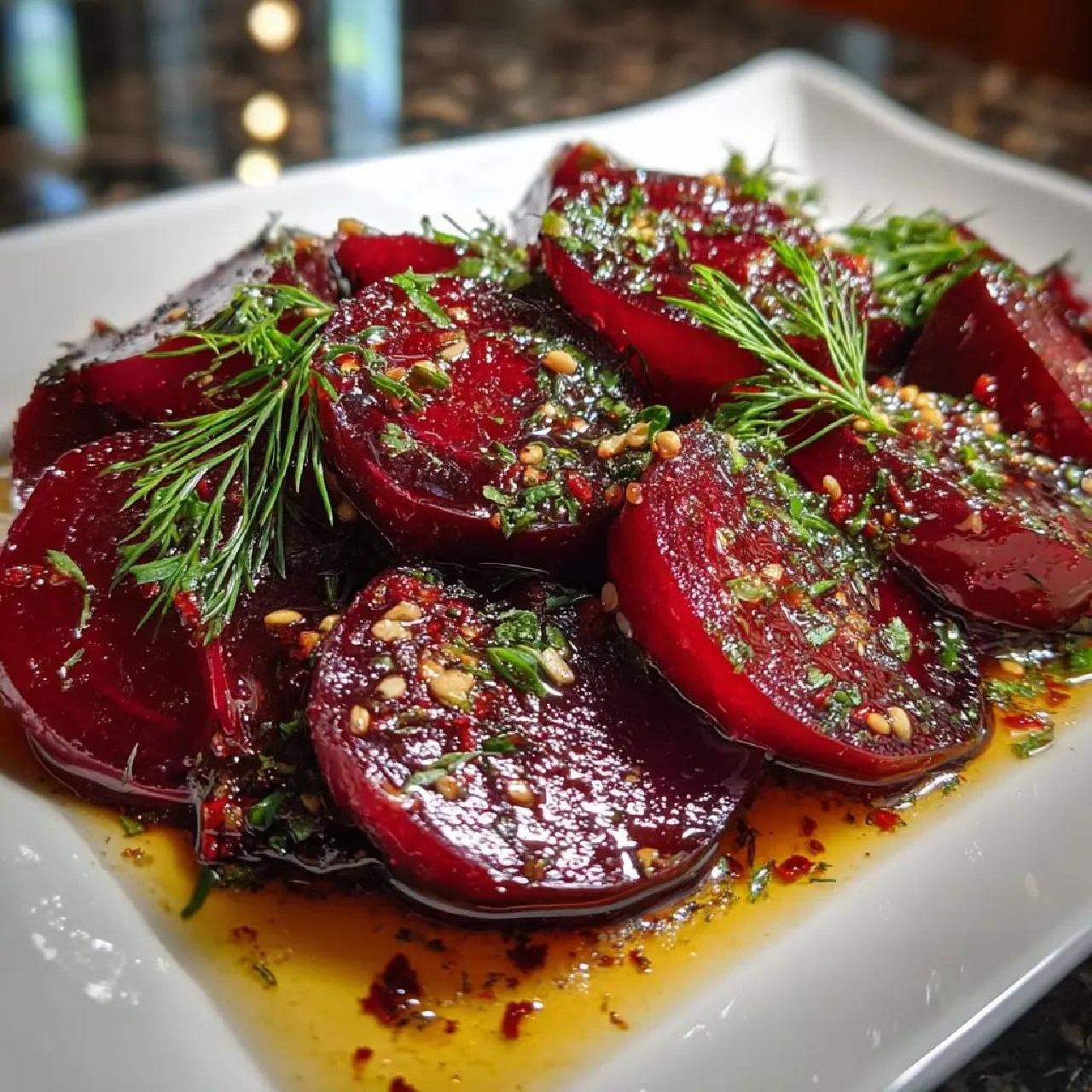 تزیین لبو شب یلدا به شکل لایهای با سبزیجات 7