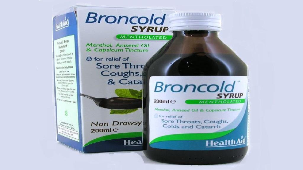 شربت برون کلد برای چیست؛ طریقه مصرف و عوارض Broncold syrup