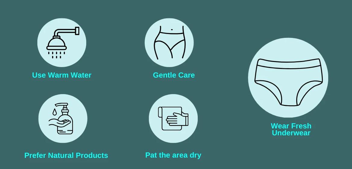 بهترین روتین دوش در قاعدگی 3