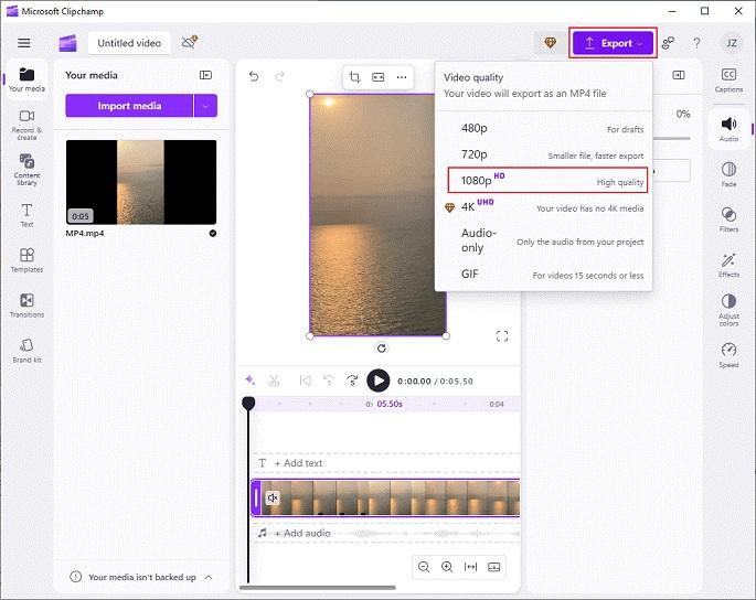 نحوه حذف صدای MP4 به صورت آفلاین 17
