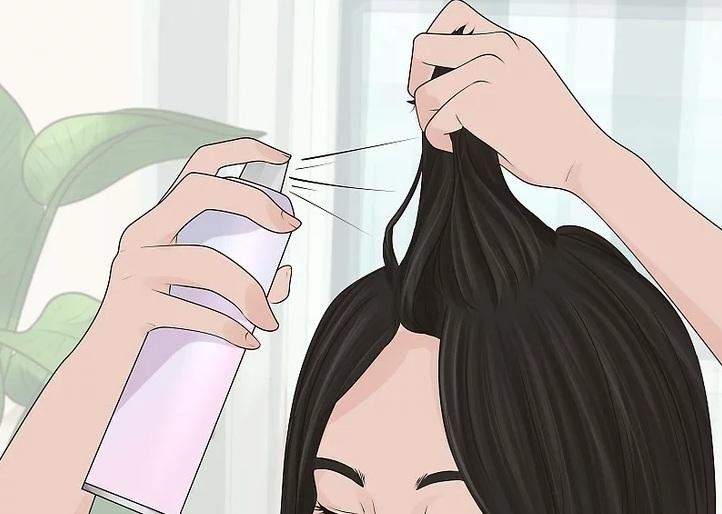 نحوه استایل کردن موی چتری پرده ای 2