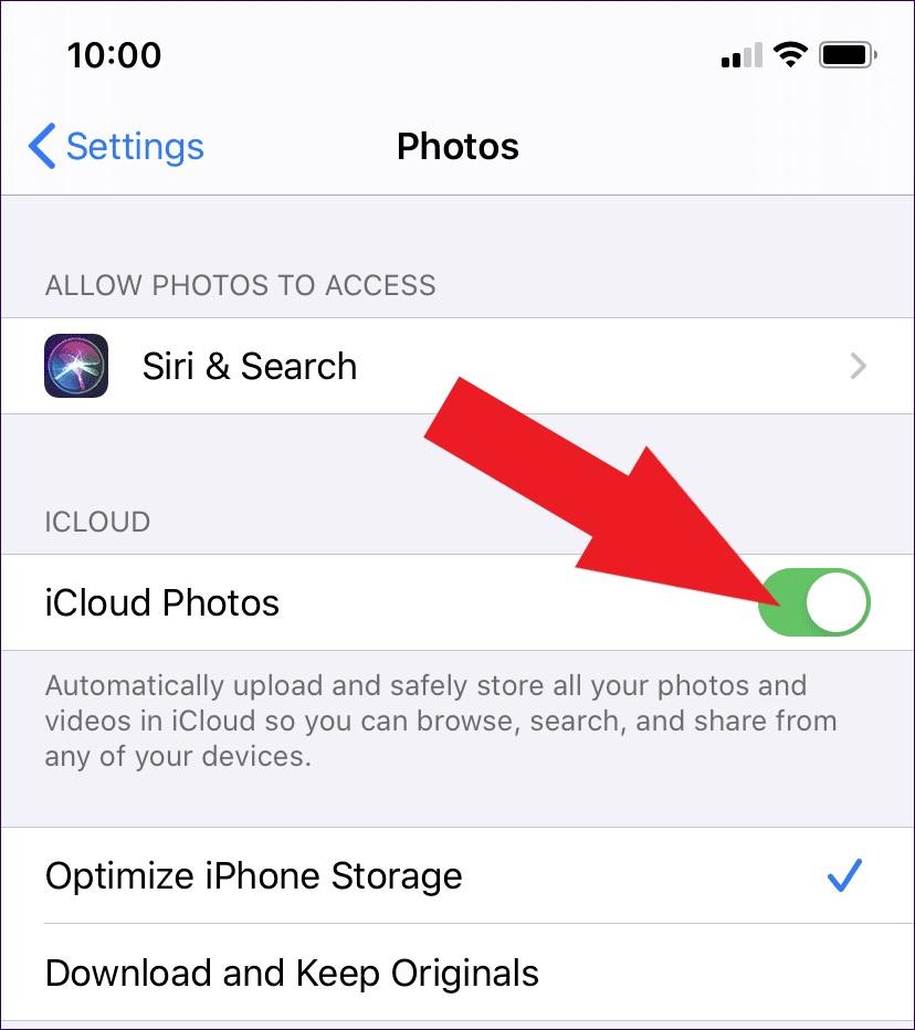 نحوه رفع مشکل عدم نمایش عکس های icloud 5