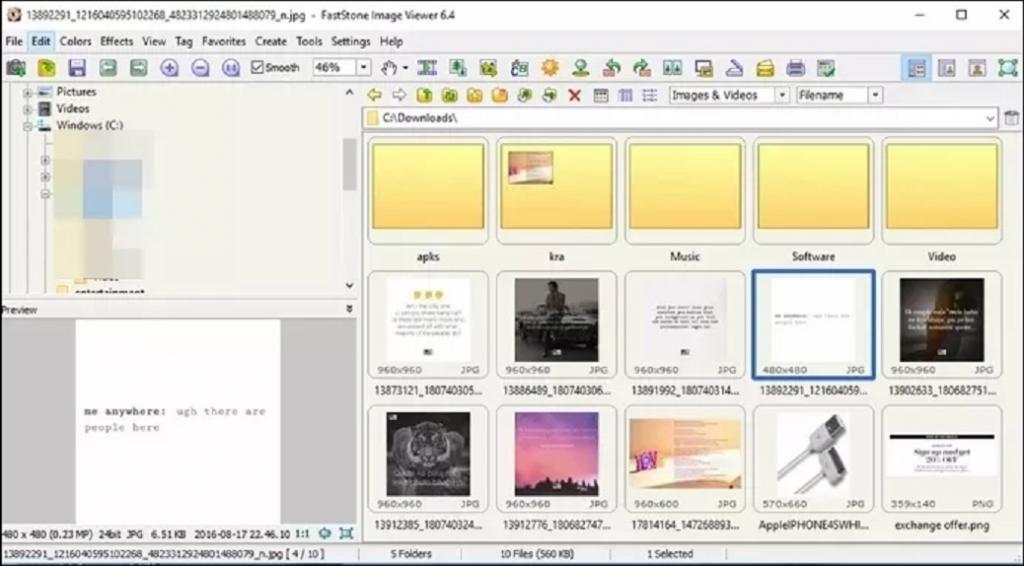 نرم افزار رایگان نمایش تصاویر در ویندوز 10
