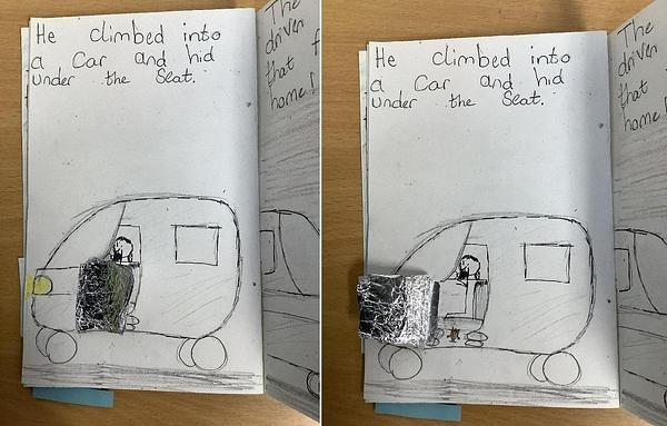 ساخت کتاب داستان با کاغذ 1