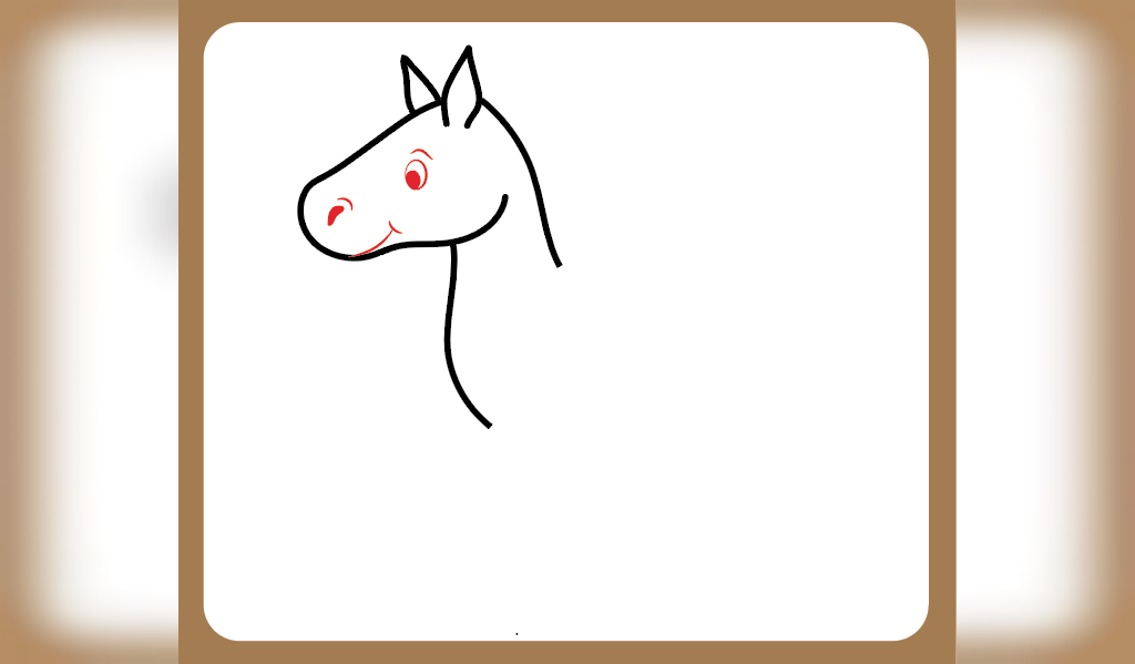 آموزش قدم به قدم کشیدن اسب به سبک کارتونی
