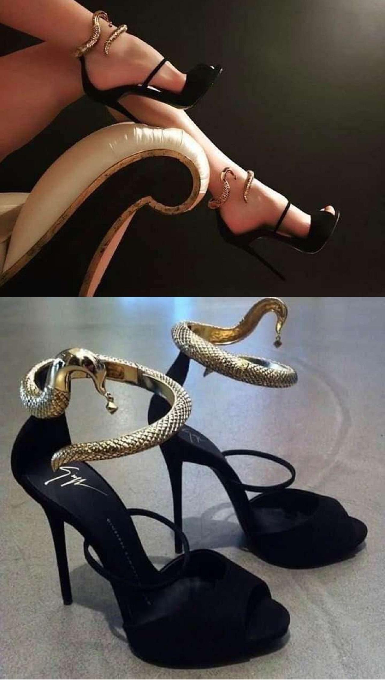 مدل کفش مجلسی پاشنه بلند چرم ماری 