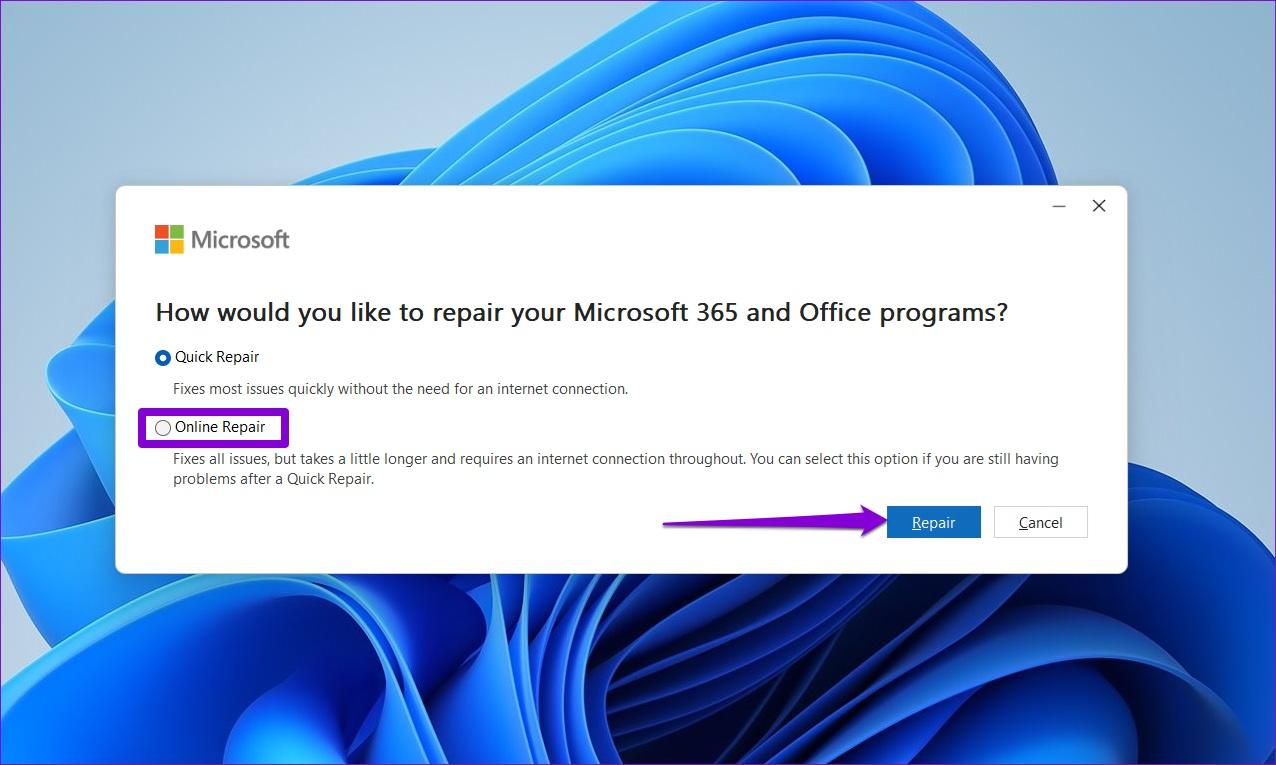 نحوه رفع خطای اکسل در ویندوز 12