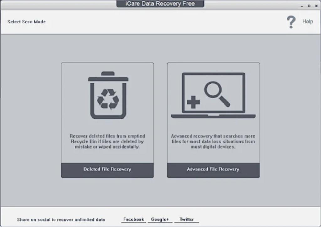  نرم افزار iCare Data Recovery Free