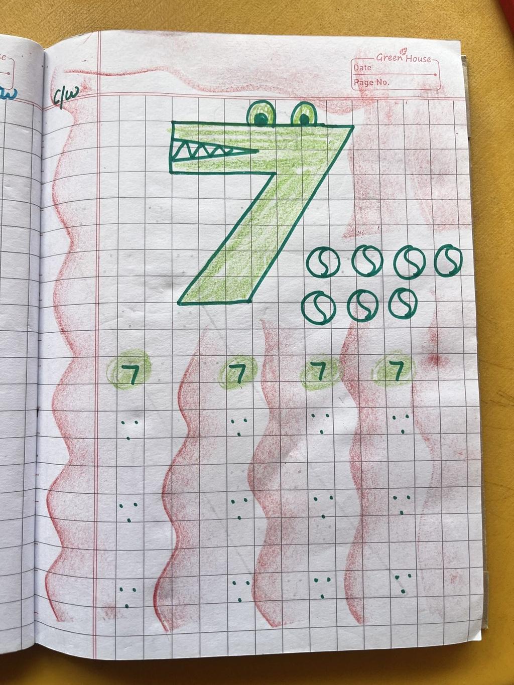 نقاشی با عدد 7 انگلیسی 2