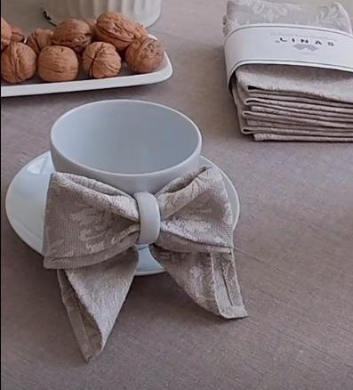 مدل تزیین دستمال سفره ساده و شیک 5