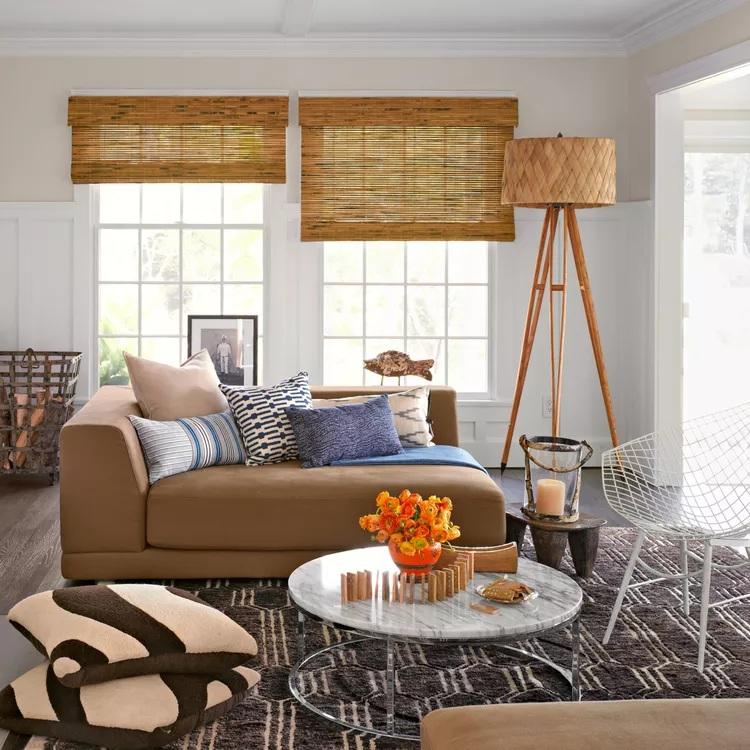 ترکیب رنگ قهوه ای با رنگ های دیگر 15