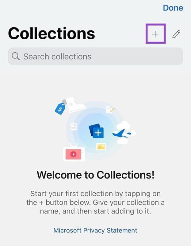 نحوه استفاده از collection در مایکروسافت اج 12