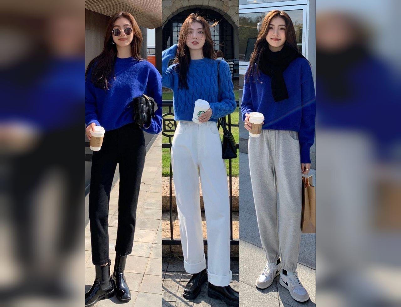 استایل آبی زنانه برای نوروز