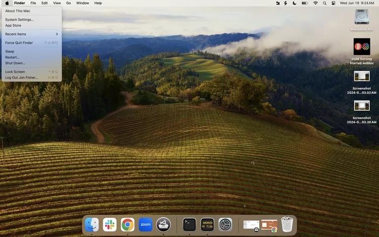 نحوه نصب خودکار درایو شبکه در macOS 1
