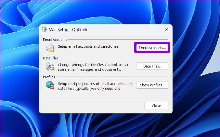 نحوه رفع خطای IMAP 0x800CCC0E در Outlook در ویندوز 11 6