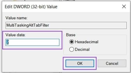 نحوه حذف تب‌های اج در Alt+Tab 5