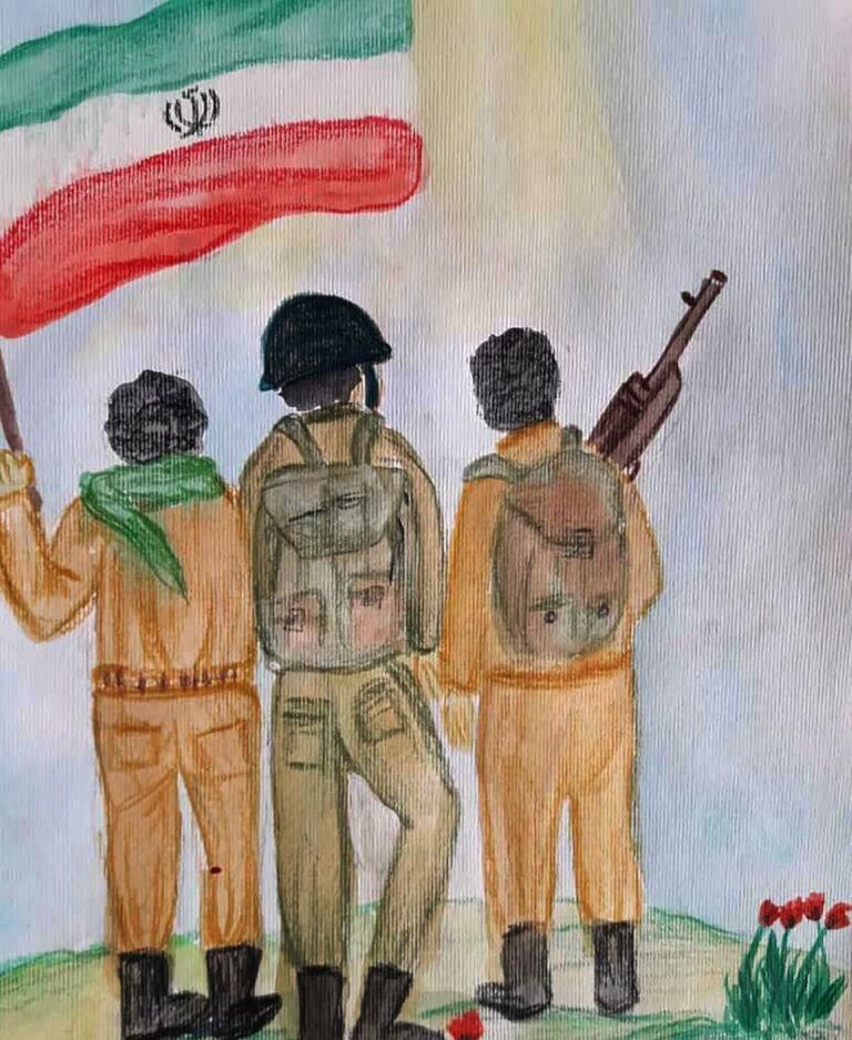 نقاشی کودکانه آزادسازی خرمشهر4