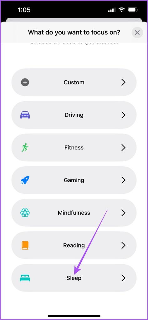نحوه تنظیم برنامه خواب با استفاده از SLEEP FOCUS در آیفون