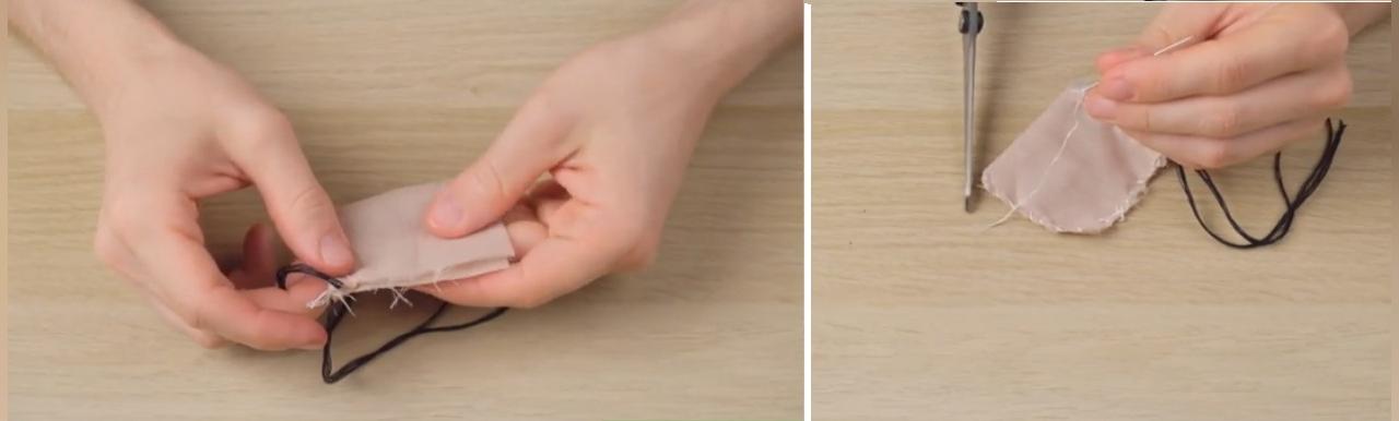 دوخت یک تی&zwnj; بگ از پارچهٔ موسلین (ململ) 3