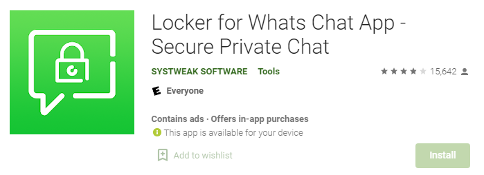 نحوه قفل کردن واتساپ با اثر انگشت با برنامه Locker for Whats Chat App
