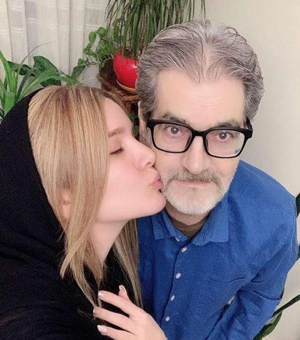 عکس متین ستوده و پدرش حسین