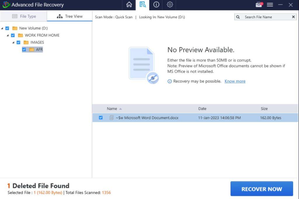 نرم افزار Advanced File Recovery چیست؟ چگونه می تواند در بازیابی فایل های پاک شده کمک کند؟