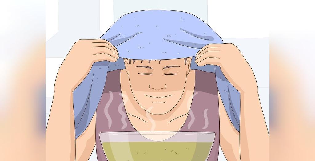 روش بخار دادن صورت با چای سبز