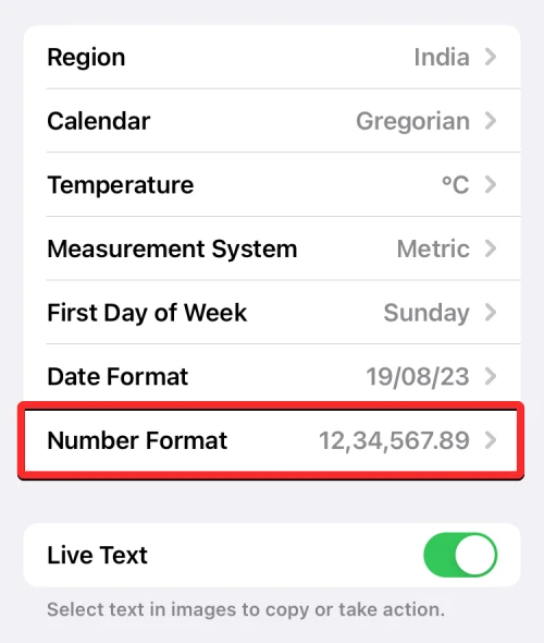 نحوه تغییر فرمت شماره در iOS5